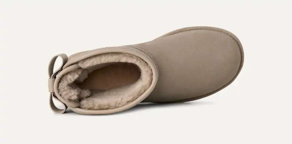 UGG Women's Ultra Mini Bailey Leather Bow