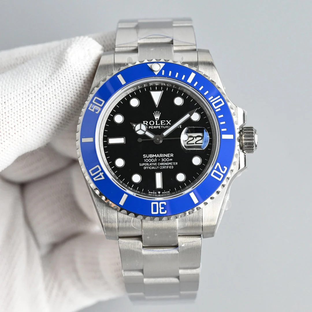Rolex Submariner 41mm Silver Blue Black Dial