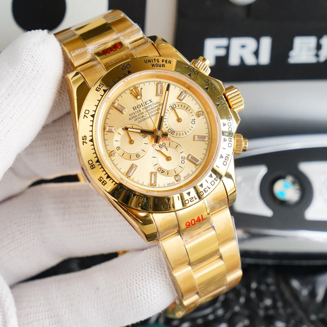 DAYTONA GOLD 40MM DIAMOND NUMERALS