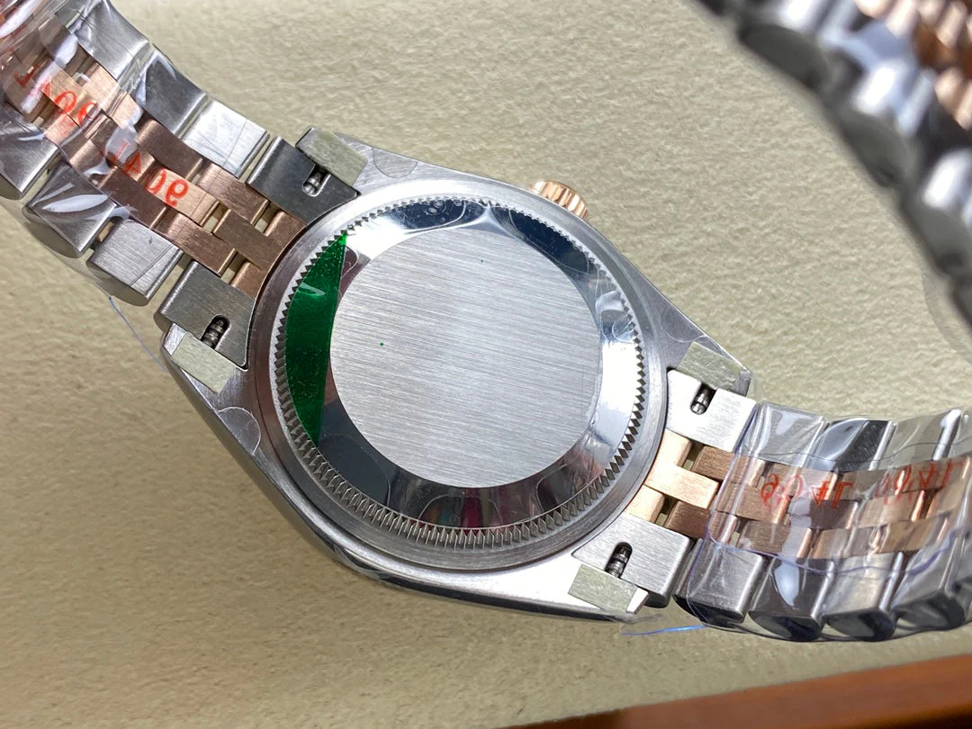 Datejust 31mm Pink Gold Steel Chocolate Dial