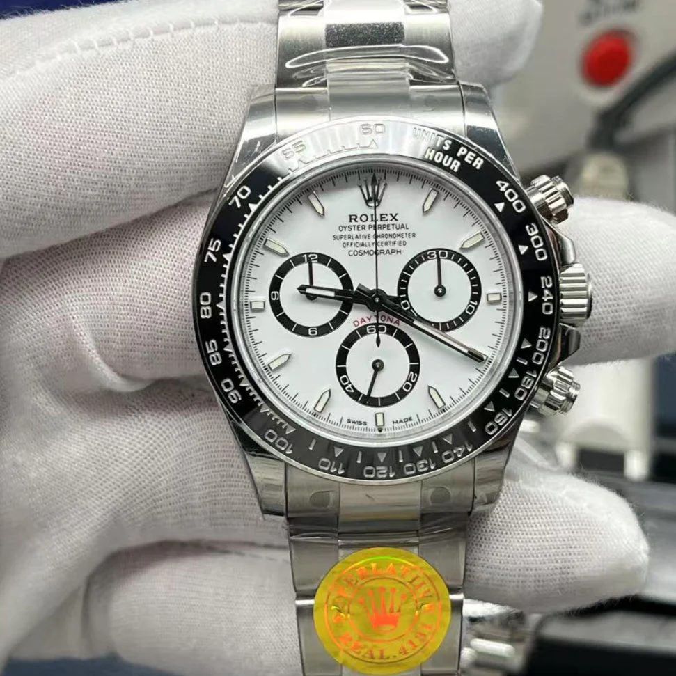 Rolex 25 Daytona 40mm Silver Black White