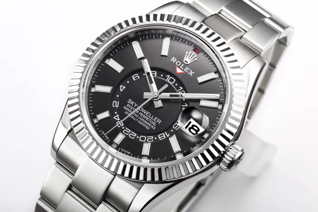 Rolex Sky-Dweller 42mm Silver Black Dial