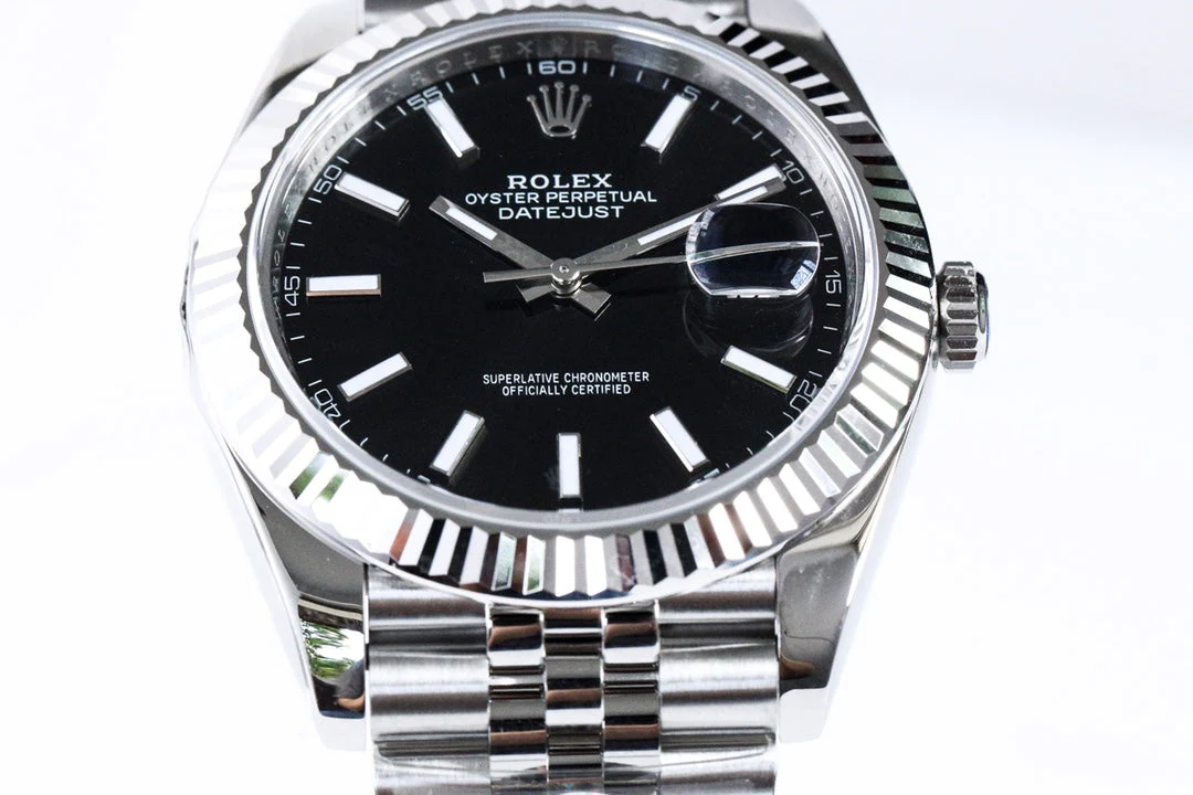 DATEJUST 36MM SILVER BLACK DIAL