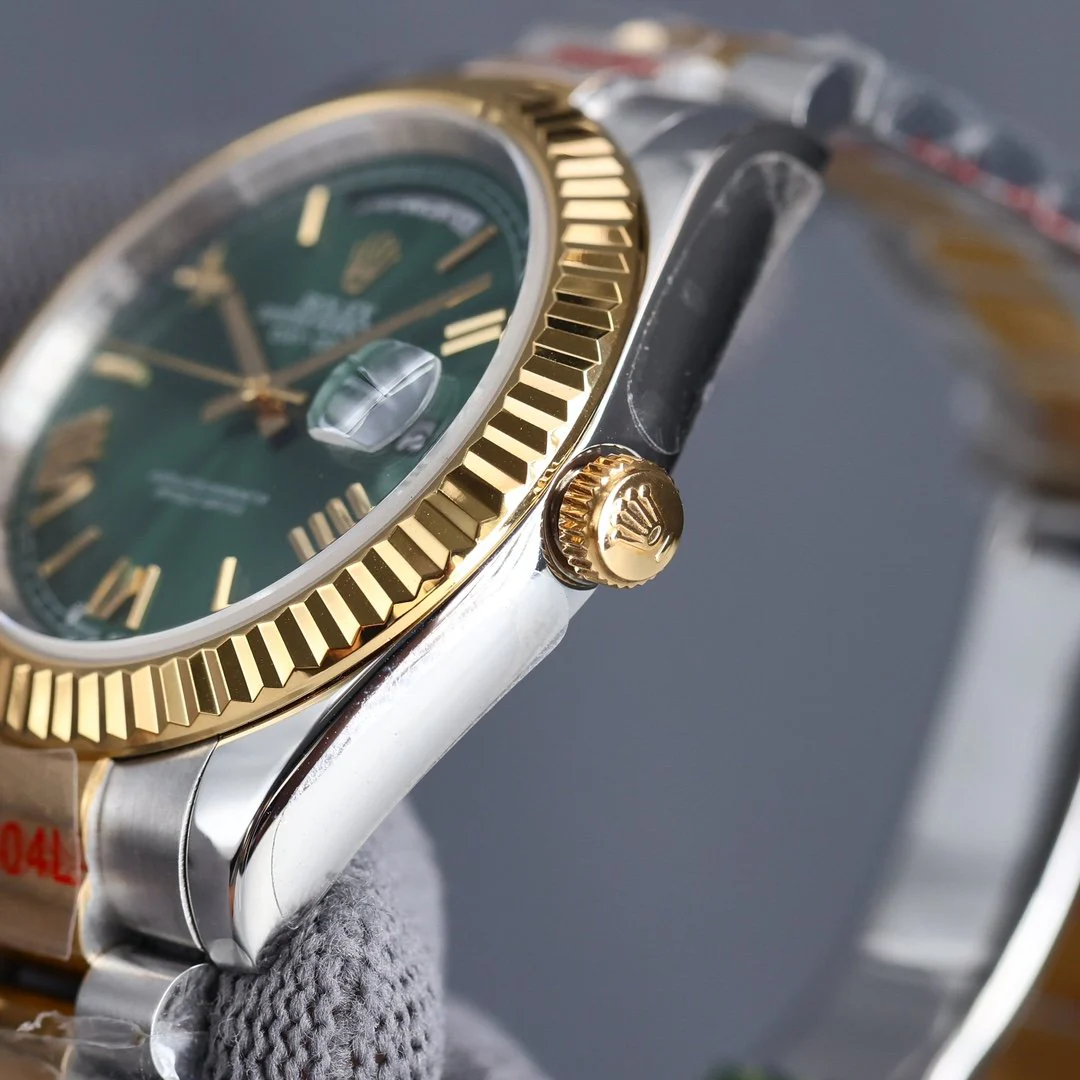DAY-DATE 40 GOLD STEEL JUBILEE BRACELET