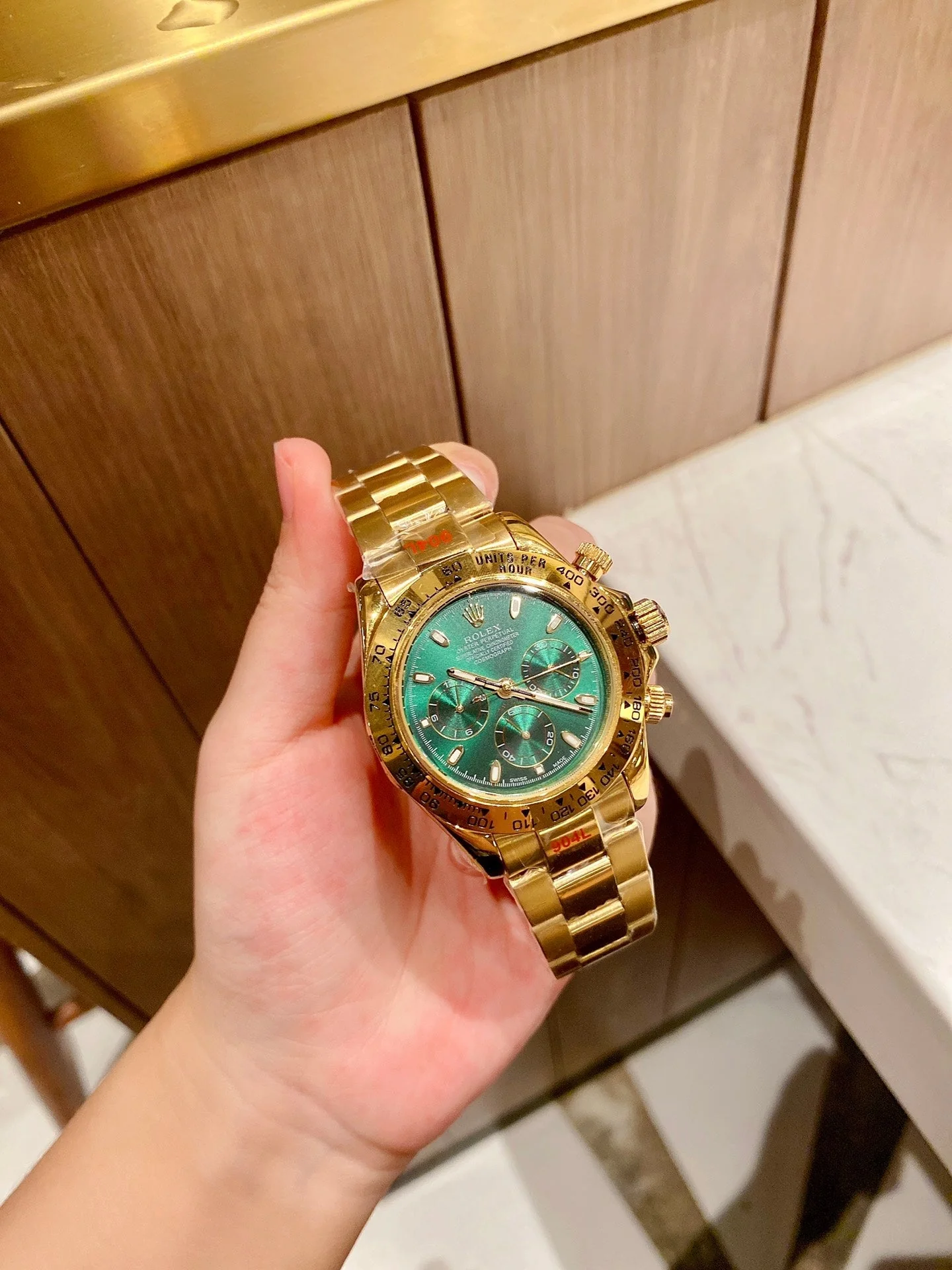 Rolex Daytona 40mm Gold Green