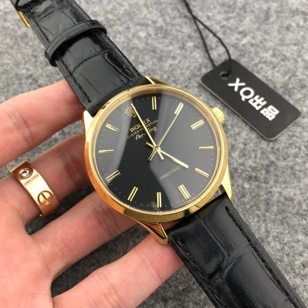OYSTER PERPETUAL AIR KING 40MM  LEATHER