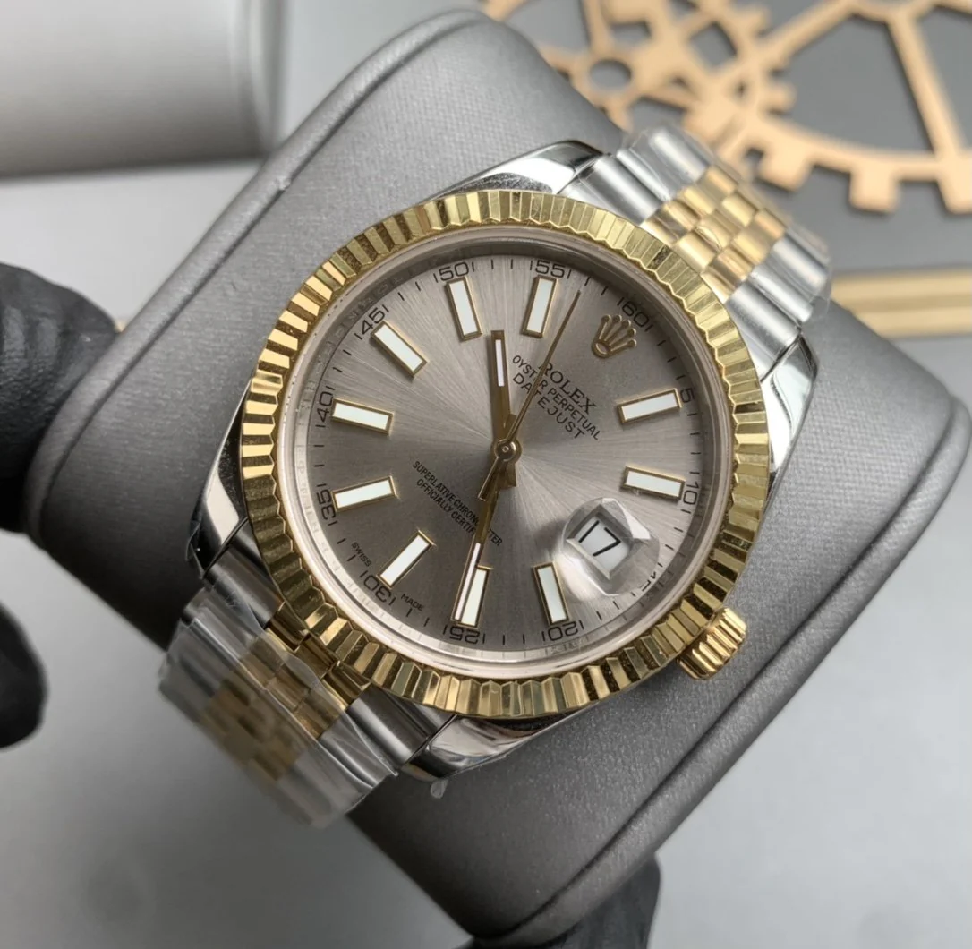 DATEJUST II 41 TWO-TONE GREY DIAL