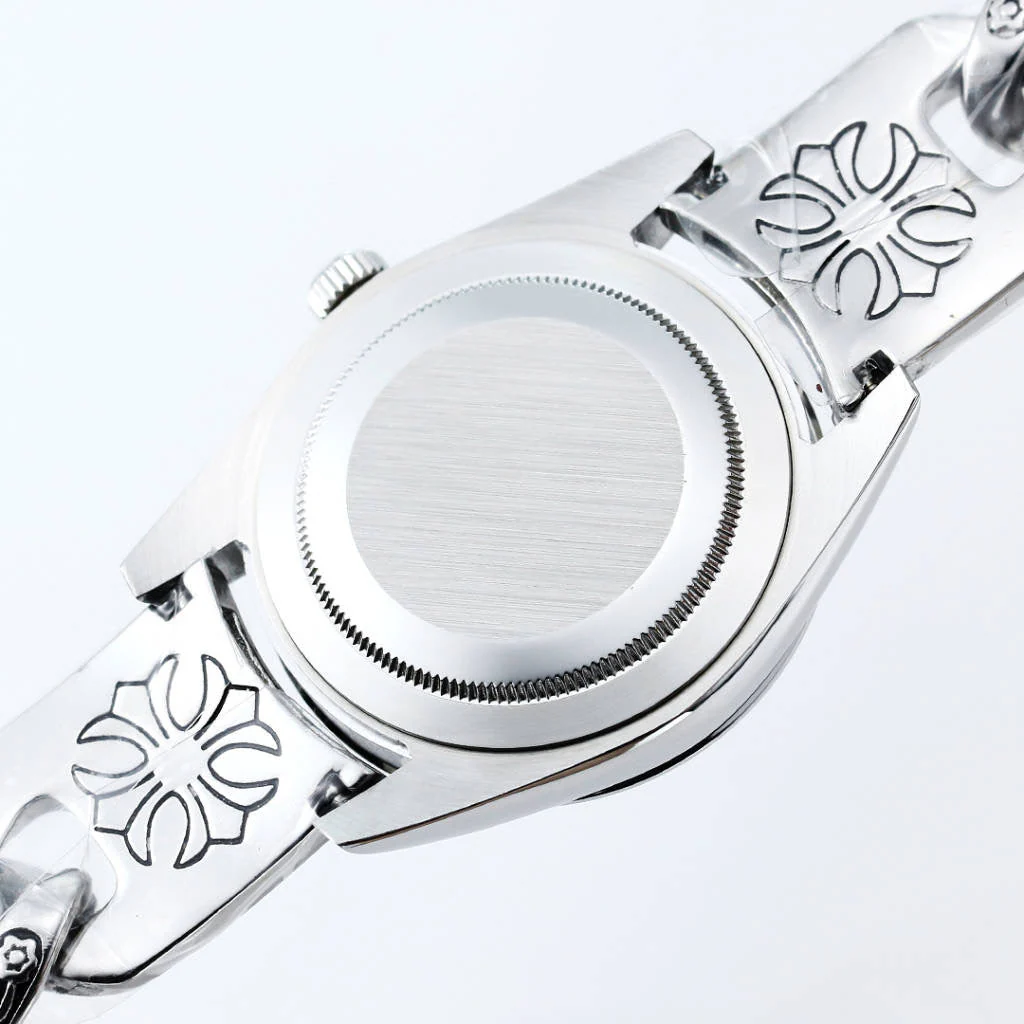 Rolex Oyster Perpetual 41mm Silver Black Dial