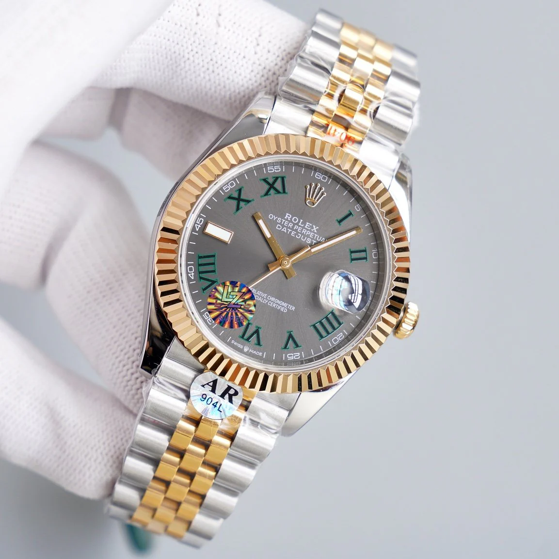 DATEJUST 41MM WIMBLEDON DIAL JUBILEE BRACELET