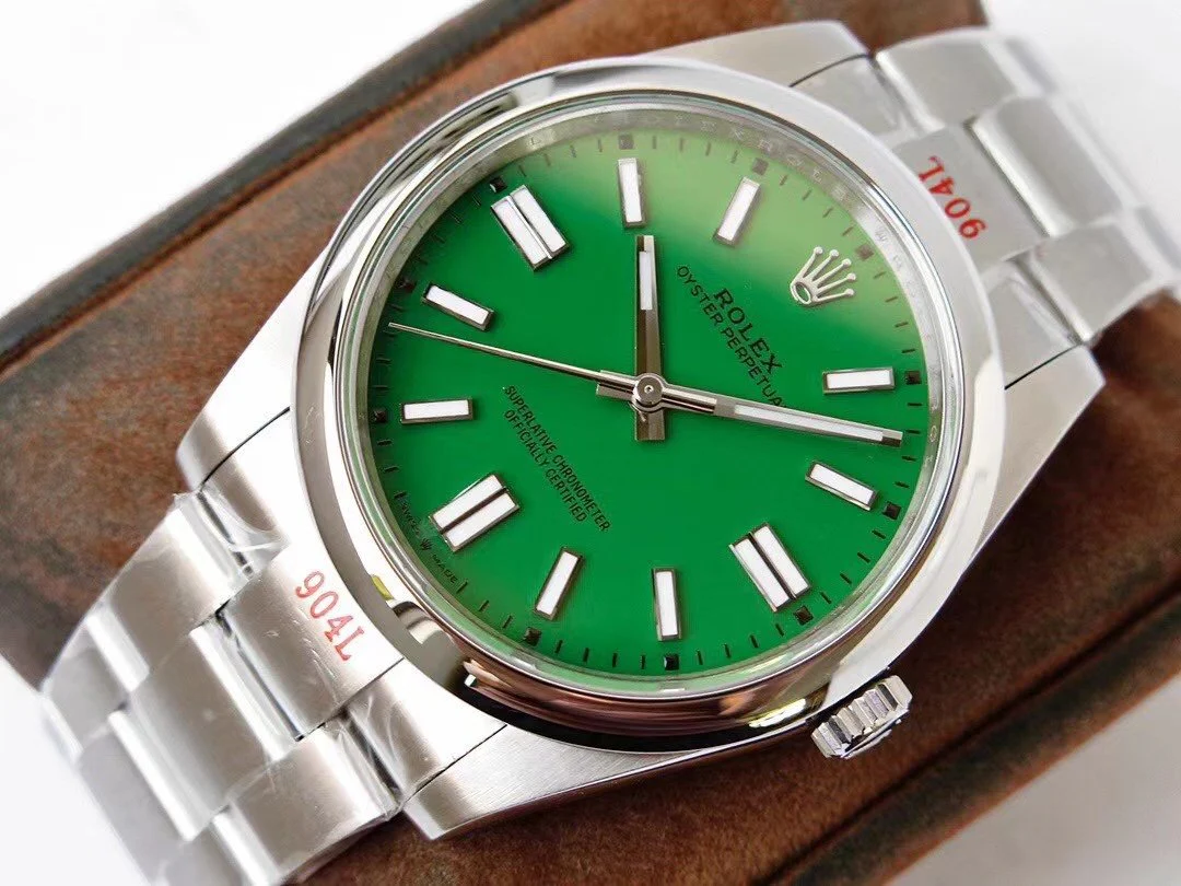 OYSTER PERPETUAL 41 STAINLESS STEEL GREEN DIAL