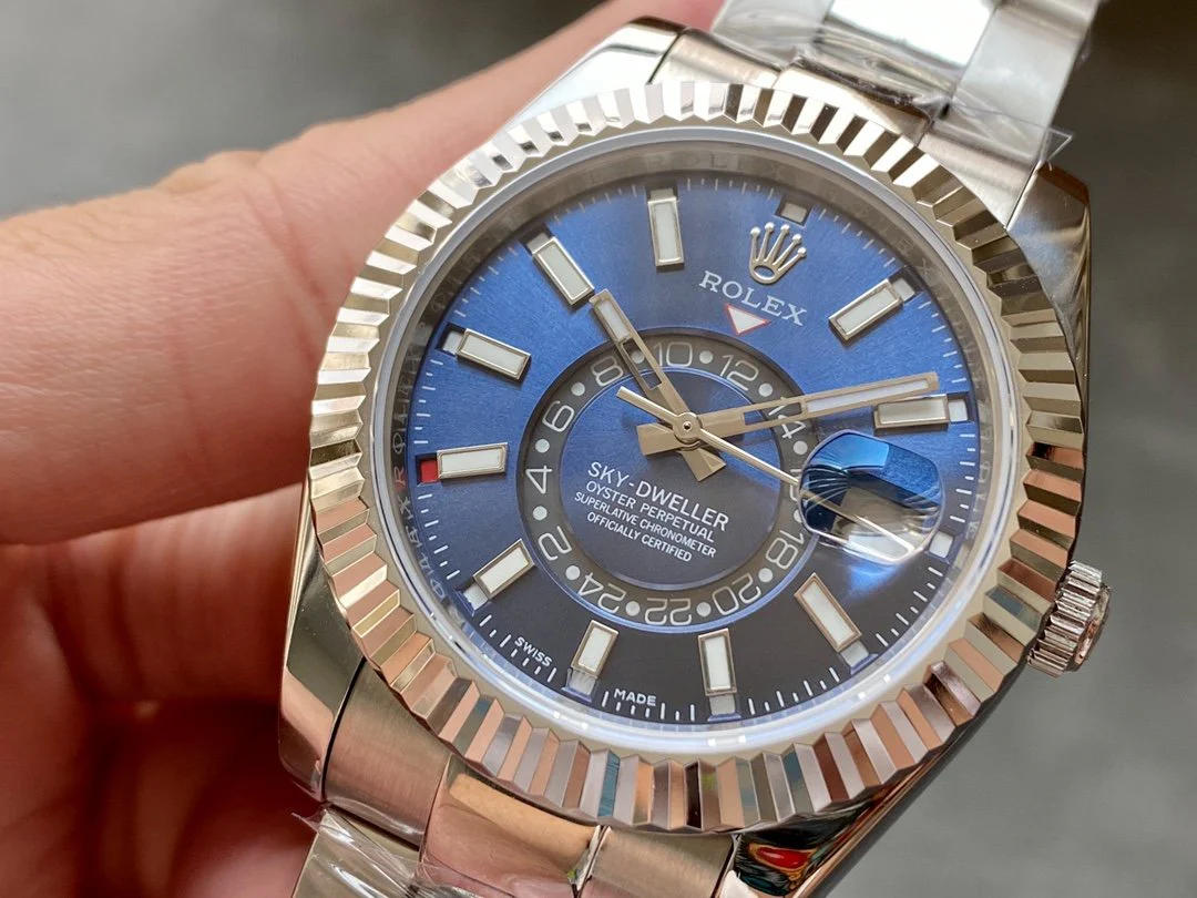 SKY-DWELLER 42 STEEL BLUE DIAL OYSTER BRACELET