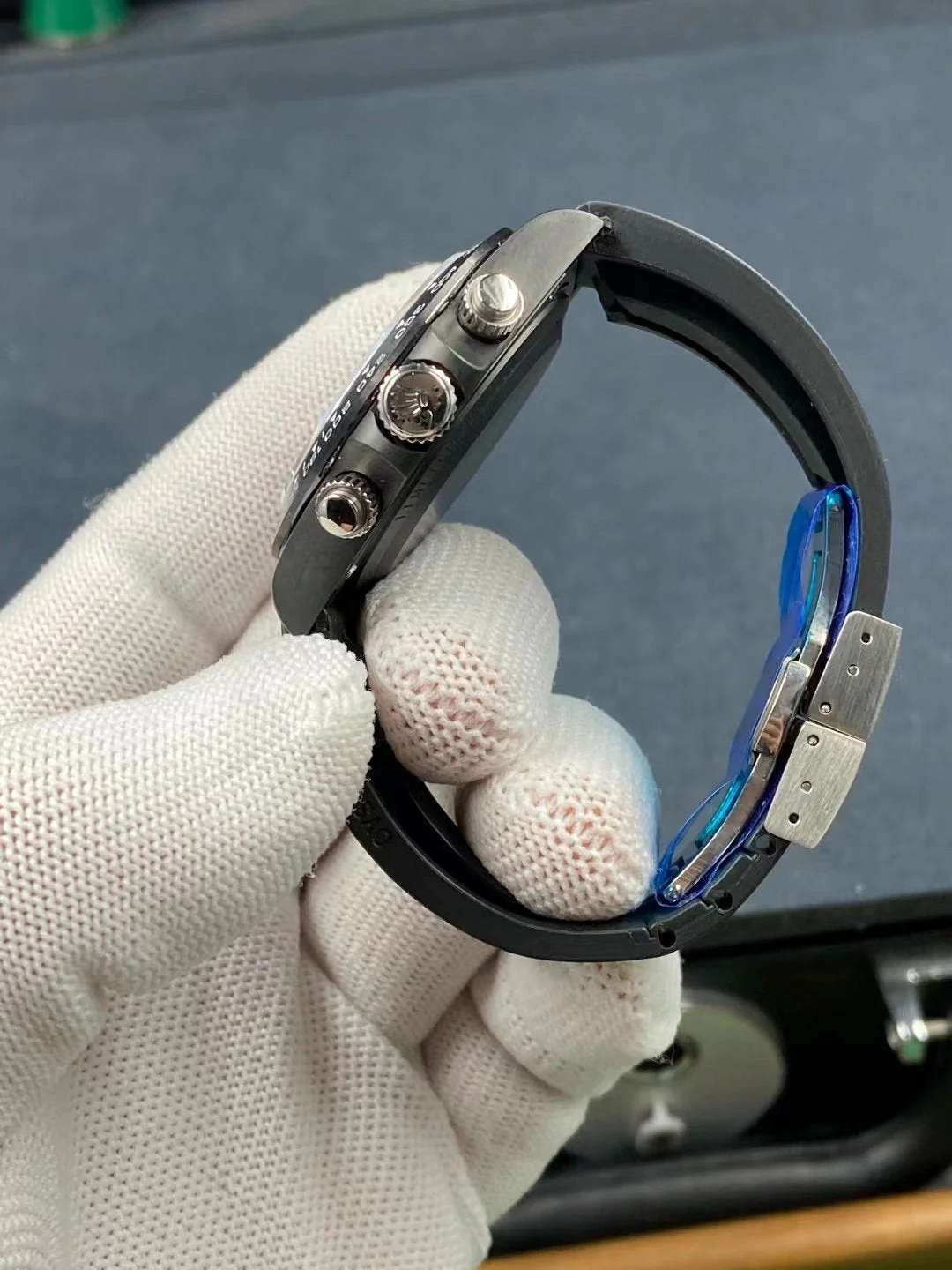 DAYTONA CUSTOM AET 40MM ALL BLACK RUBBER