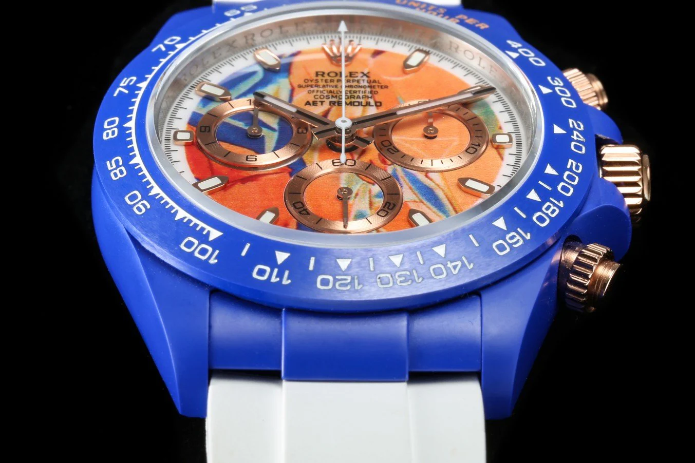 DAYTONA CUSTOM 40MM AET PICASSO BLUE CASE