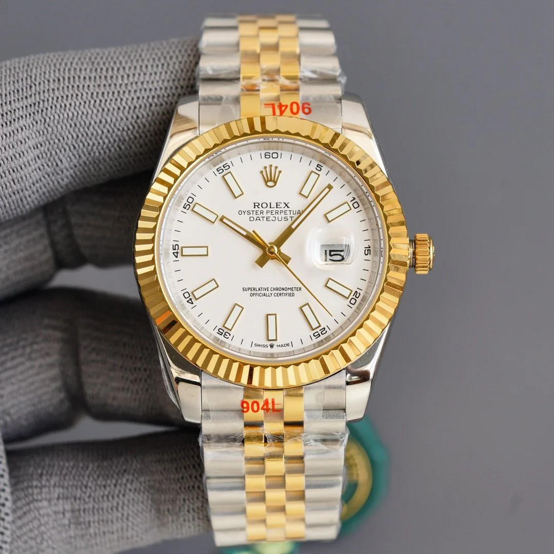 DATEJUST 41MM GOLD STEEL JUBILEE BRACELET