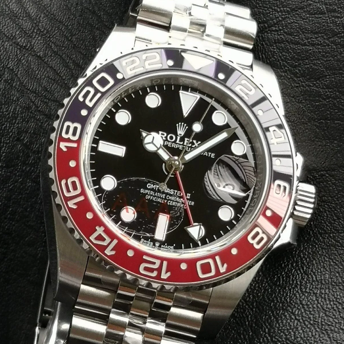 Rolex GMT Master 40mm Silver Black Dial