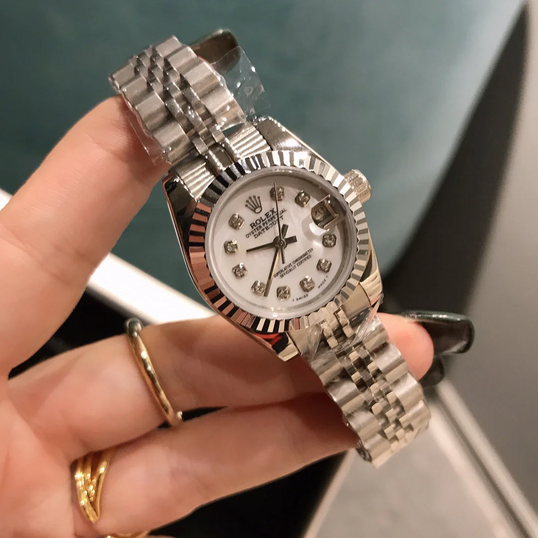 DATE JUST 28MM DIAMOND STUDDED