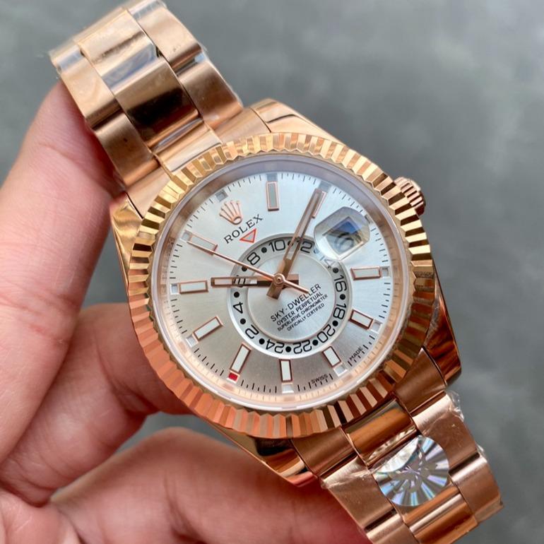 SKY-DWELLER ROSE GOLD 42 GREY DIAL