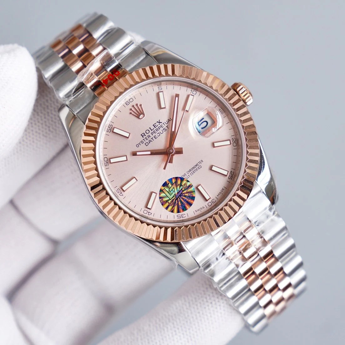 DATEJUST 41MM TWO-TONE ROSE GOLD JUBILEE BRACELET