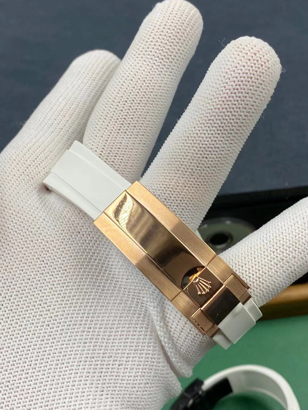 DAYTONA CUSTOM 40MM WHITE CERAMIC YELLOW WHITE DIAL