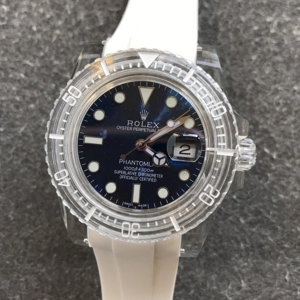 SUBMARINER DATE 40 CUSTOM SAPPHIRE BLUE DIAL