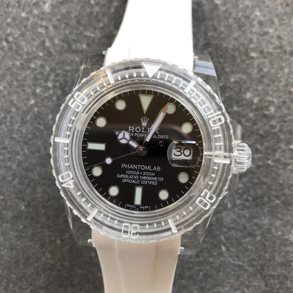 SUBMARINER DATE 40 CUSTOM SAPPHIRE BLACK DIAL