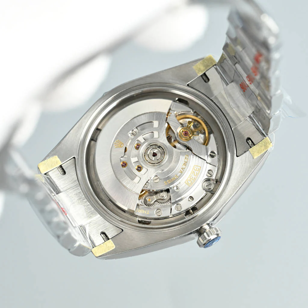 Rolex Perpetual 41mm Silver Light Blue