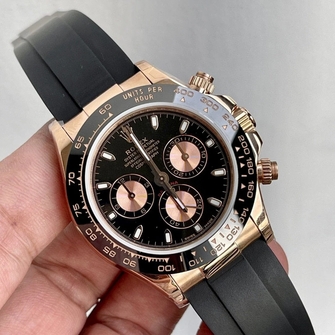 DAYTONA ROSE GOLD CASE CERAMIC BLACK DIAL