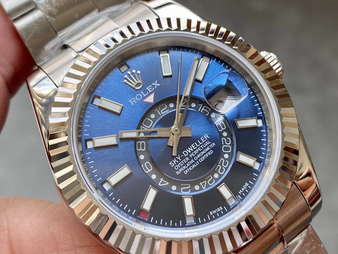 SKY-DWELLER 42 STEEL BLUE DIAL OYSTER BRACELET