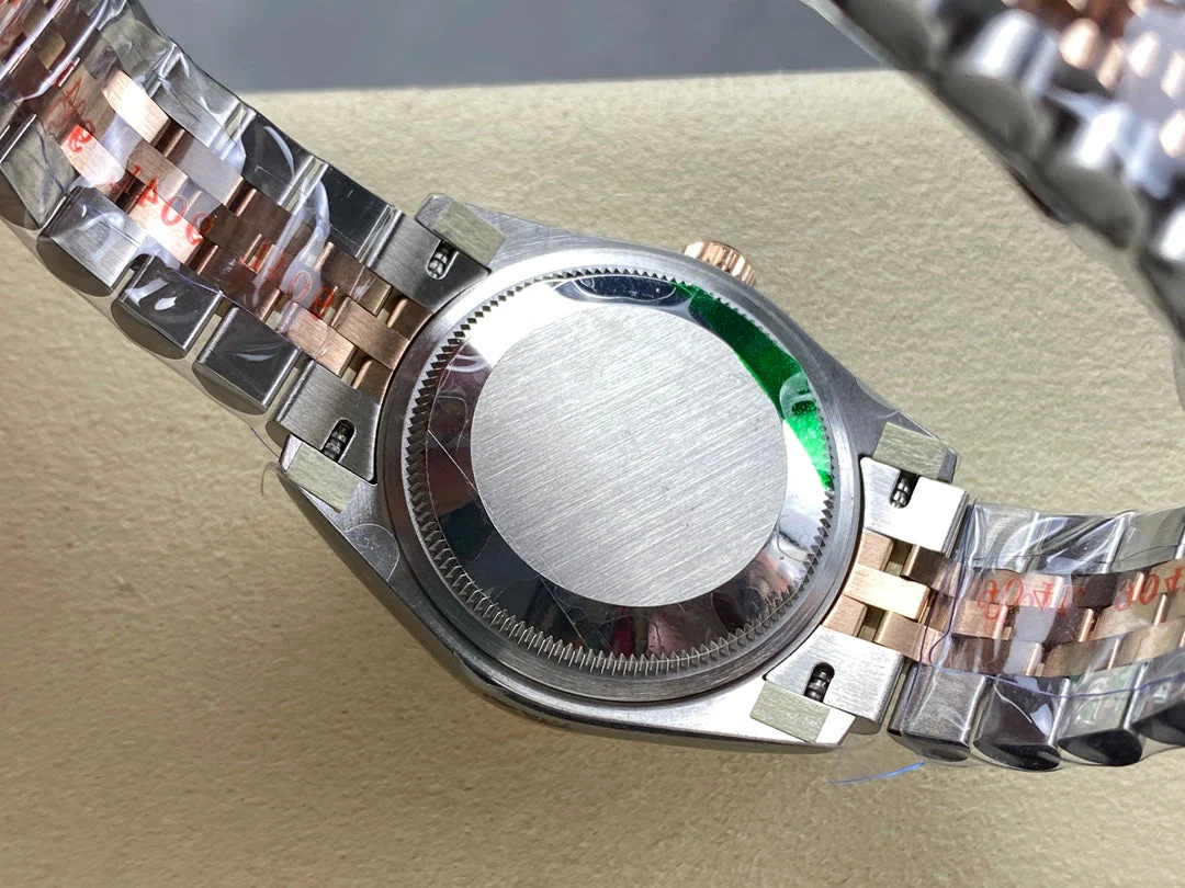 Datejust 31mm Pink Gold Steel White Dial