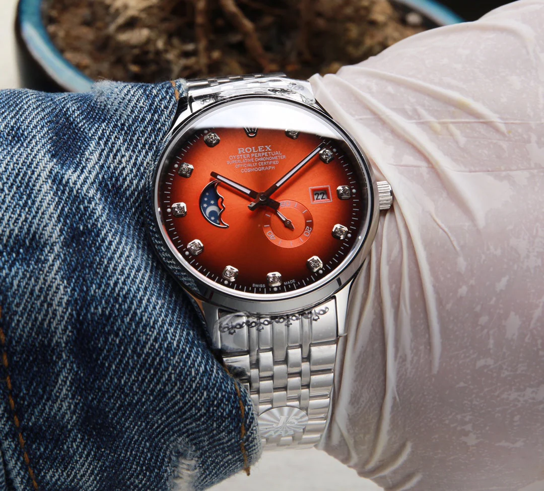 OYSTER PERPETUAL 39MM DOUBLE SAPPHIRE GLASS MIRROR