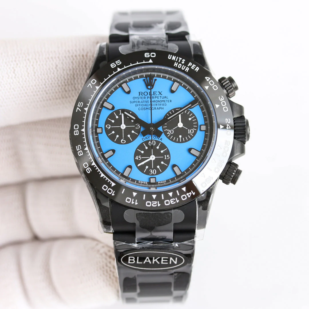 Rolex Daytona 40mm Carbon Black Blue