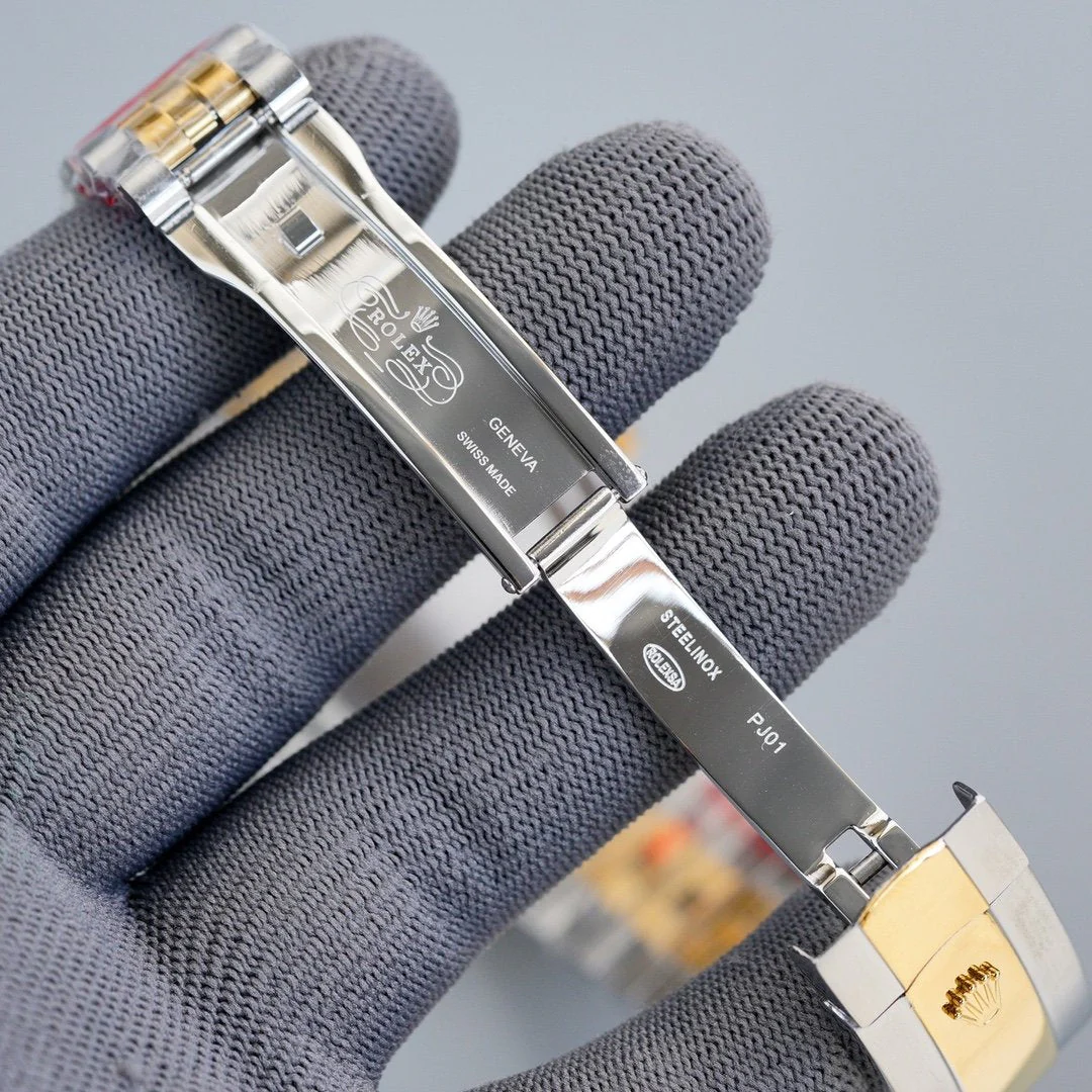 DATEJUST 41MM TWO-TONE GREEN DIAL JUBILEE BRACELET