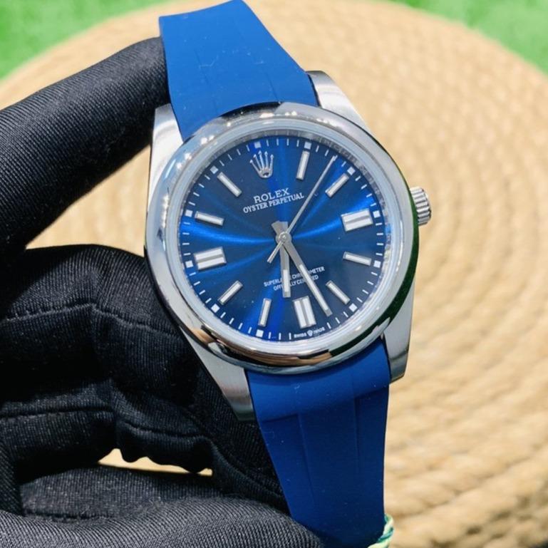 OYSTER PERPETUAL 41MM RUBBER STRAP