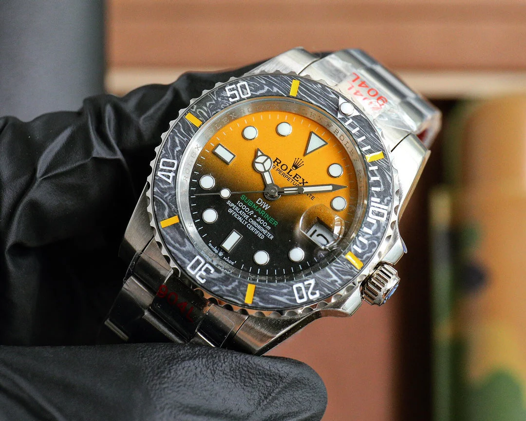 Rolex DIW Submariner 40mm Black Yellow