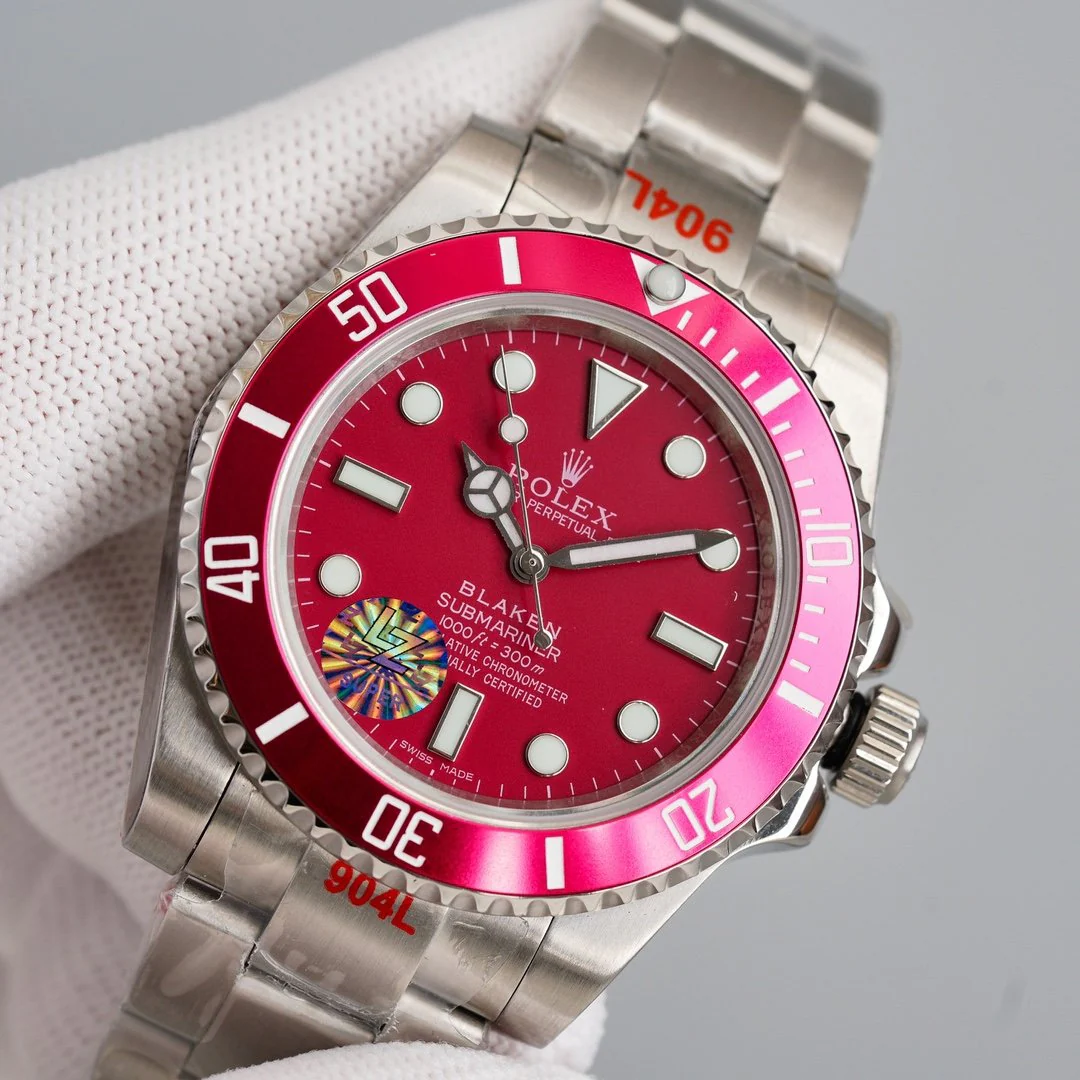 SUBMARINER 40 CUSTOM DARK PINK BEZEL