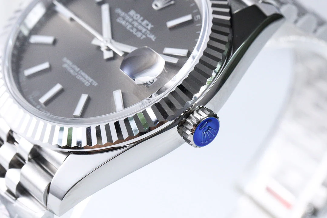 DATEJUST 41 GREY DIAL SILVER CASE