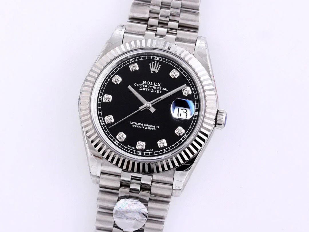 DATEJUST 41MM STAINLESS STEEL DIAMOND NUMERALS