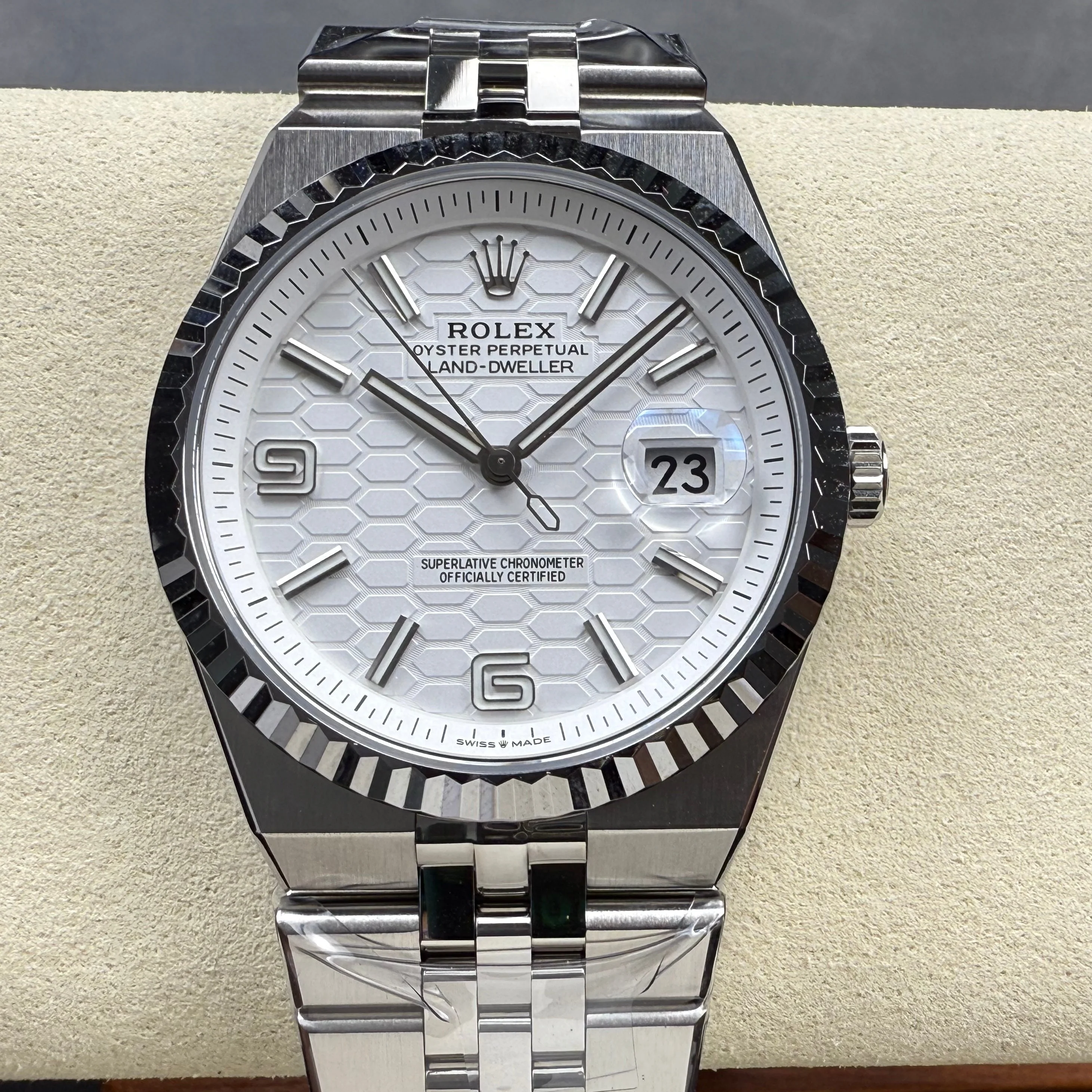 Rolex Land Dweller 40mm Silver White