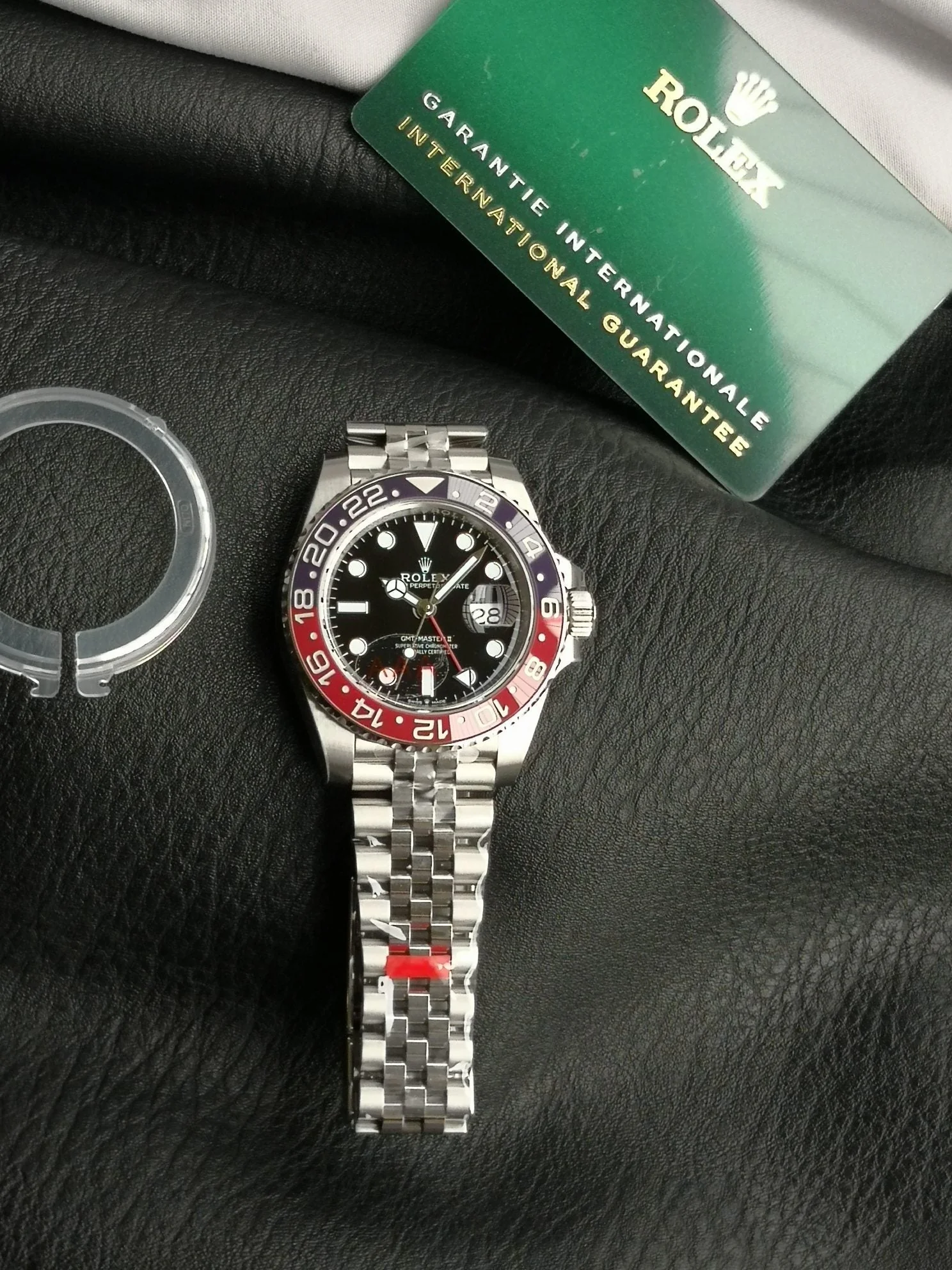 Rolex GMT Master 40mm Silver Black Dial