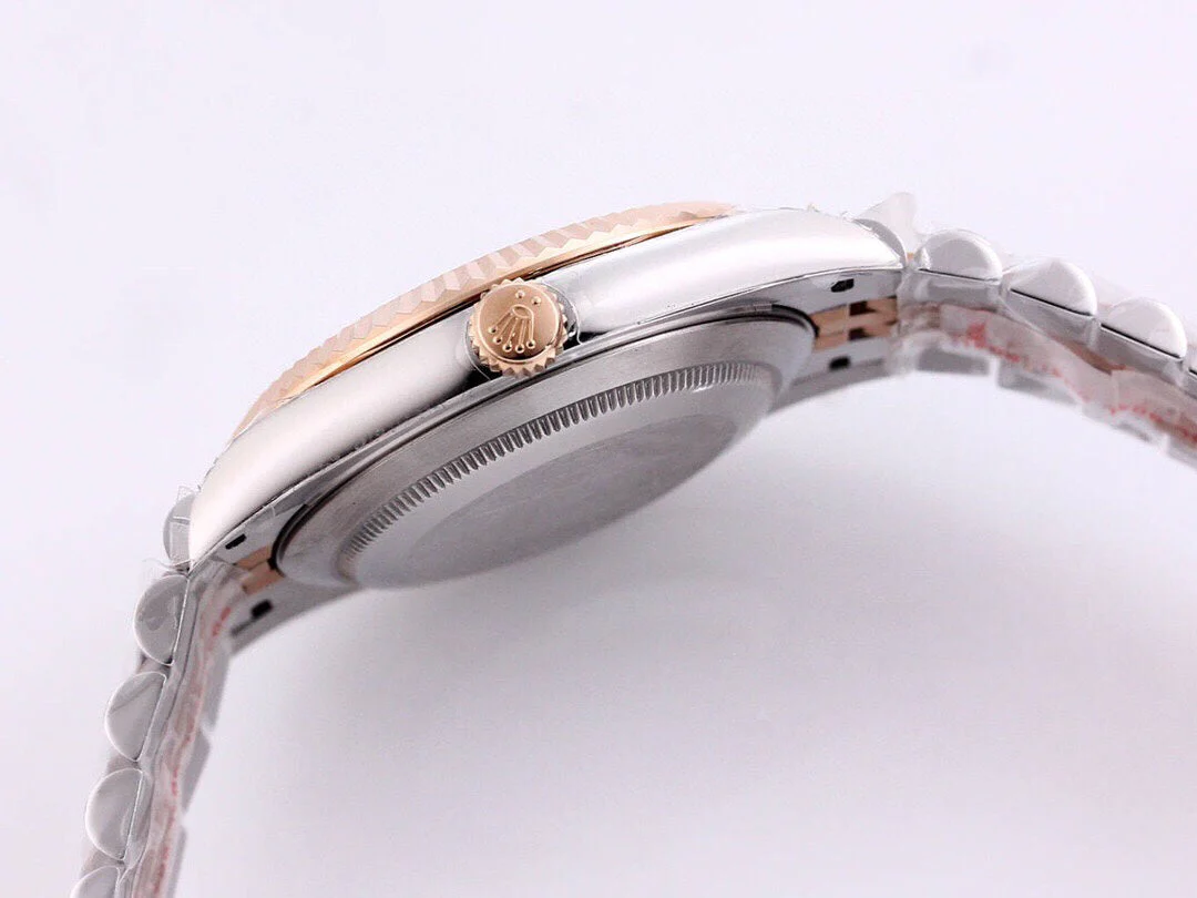 DATEJUST 41 ROSE GOLD STEEL CHOCOLATE DIAMOND DIAL