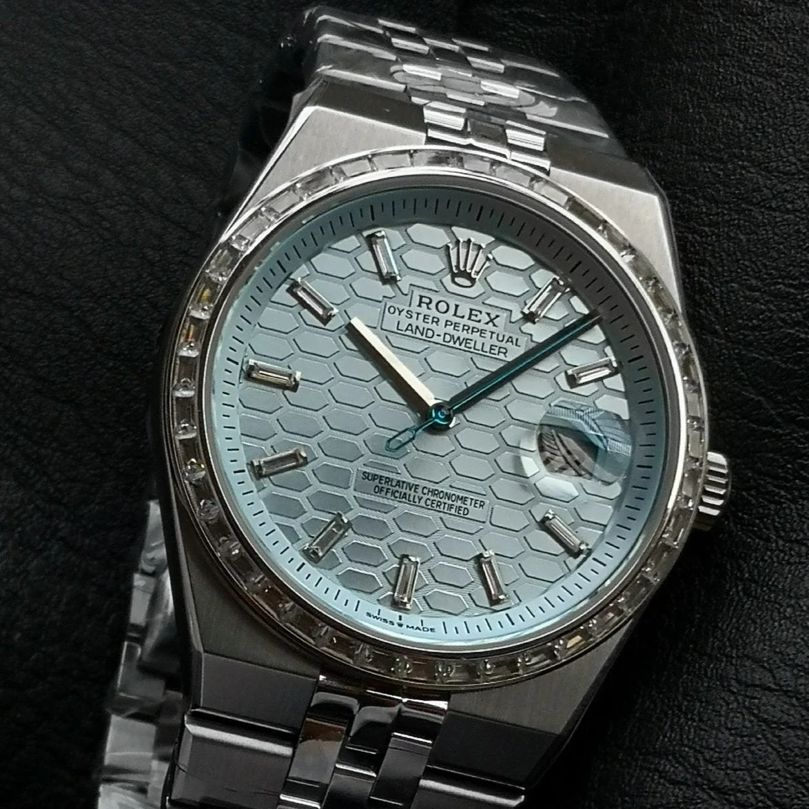 Rolex Land Dweller 40mm Silver Blue
