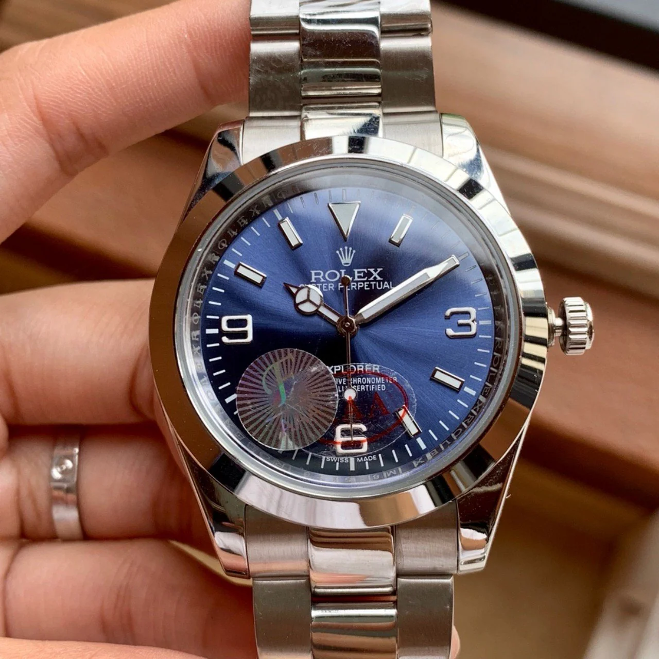 EXPLORER STAINLESS STEEL OYSTER BRACELET