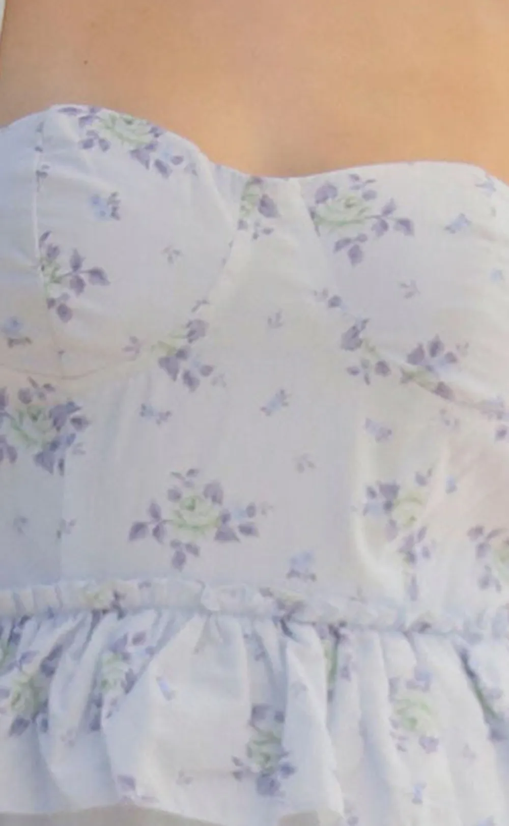 Light Blue Tiered Ruffled Maxi Dress