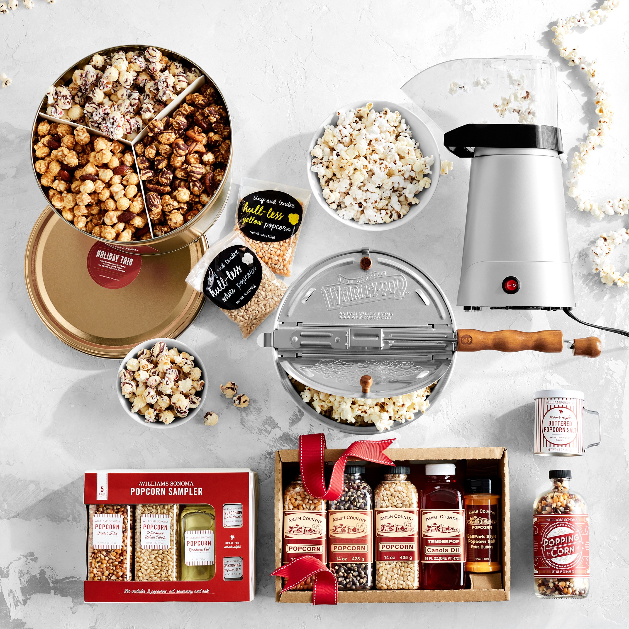Whirley Pop Metal Gears Popcorn Maker Gift Set