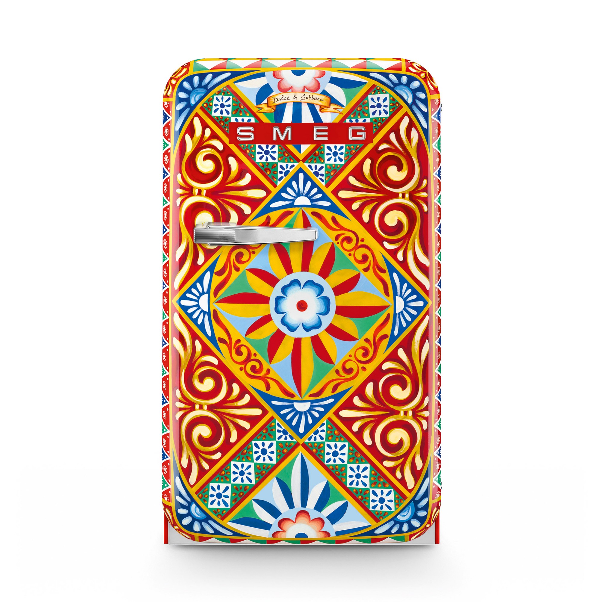 SMEG Dolce & Gabbana Fab 5 Refrigerator, Sicily Is My Love