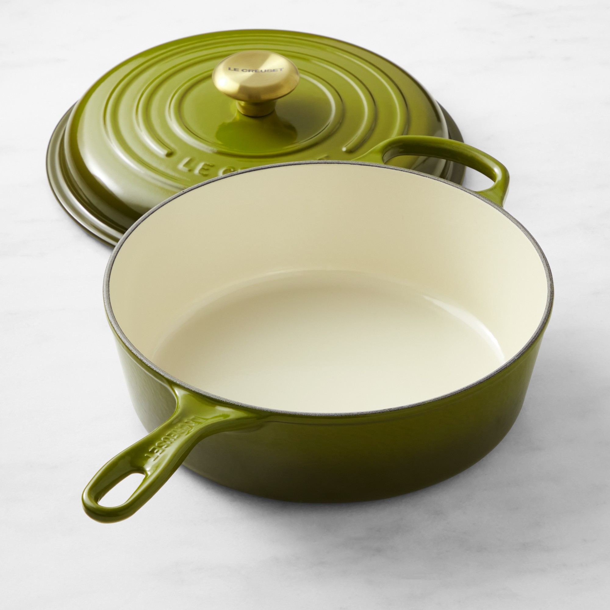 Le Creuset Enameled Cast Iron Cassadou Sauté Pan, 3 3/4-Qt.