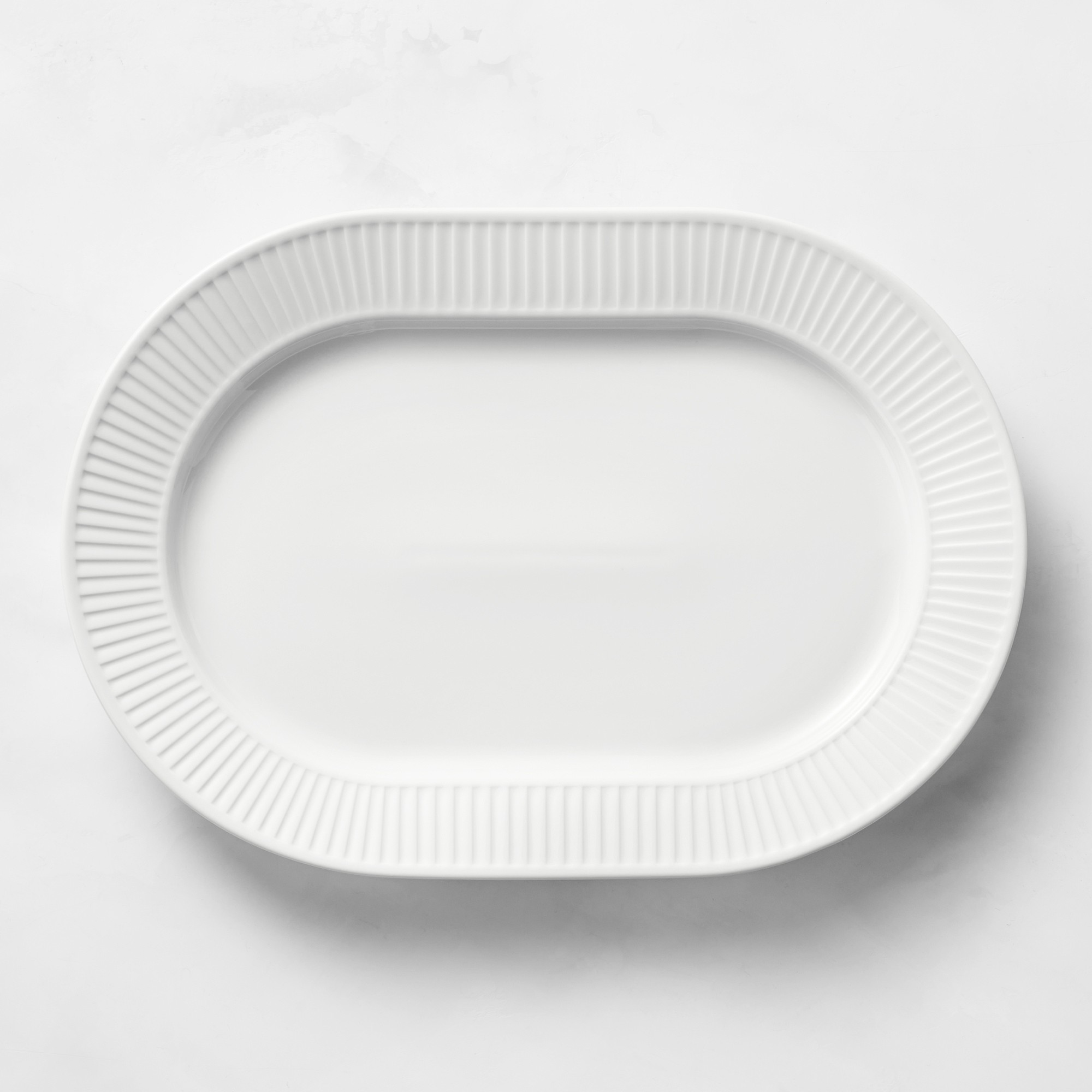 Pillivuyt Plisse Porcelain Oval Platter