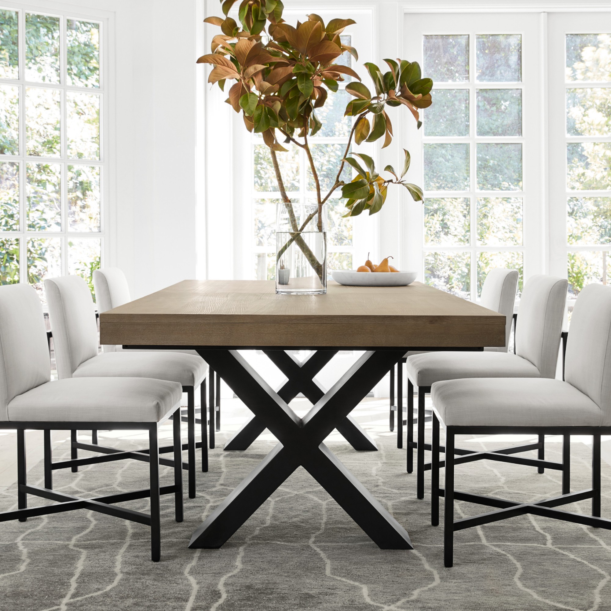 Navarro Extendable Rectangular Dining Table (98-120)