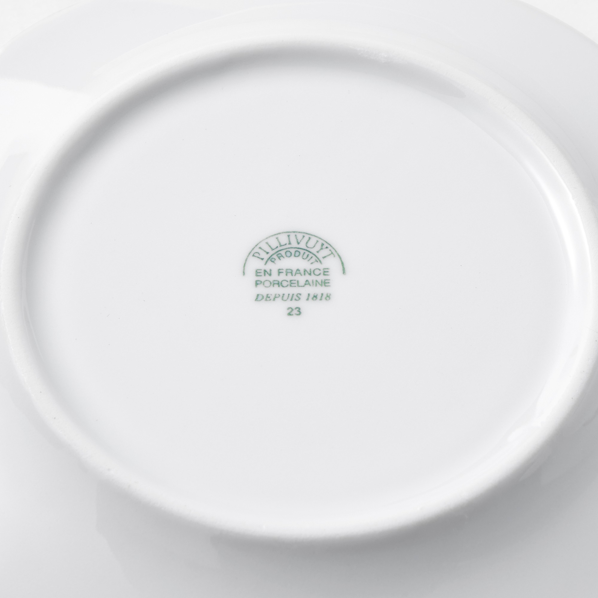 Pillivuyt Basketweave Porcelain Soup Plates, Set of 4