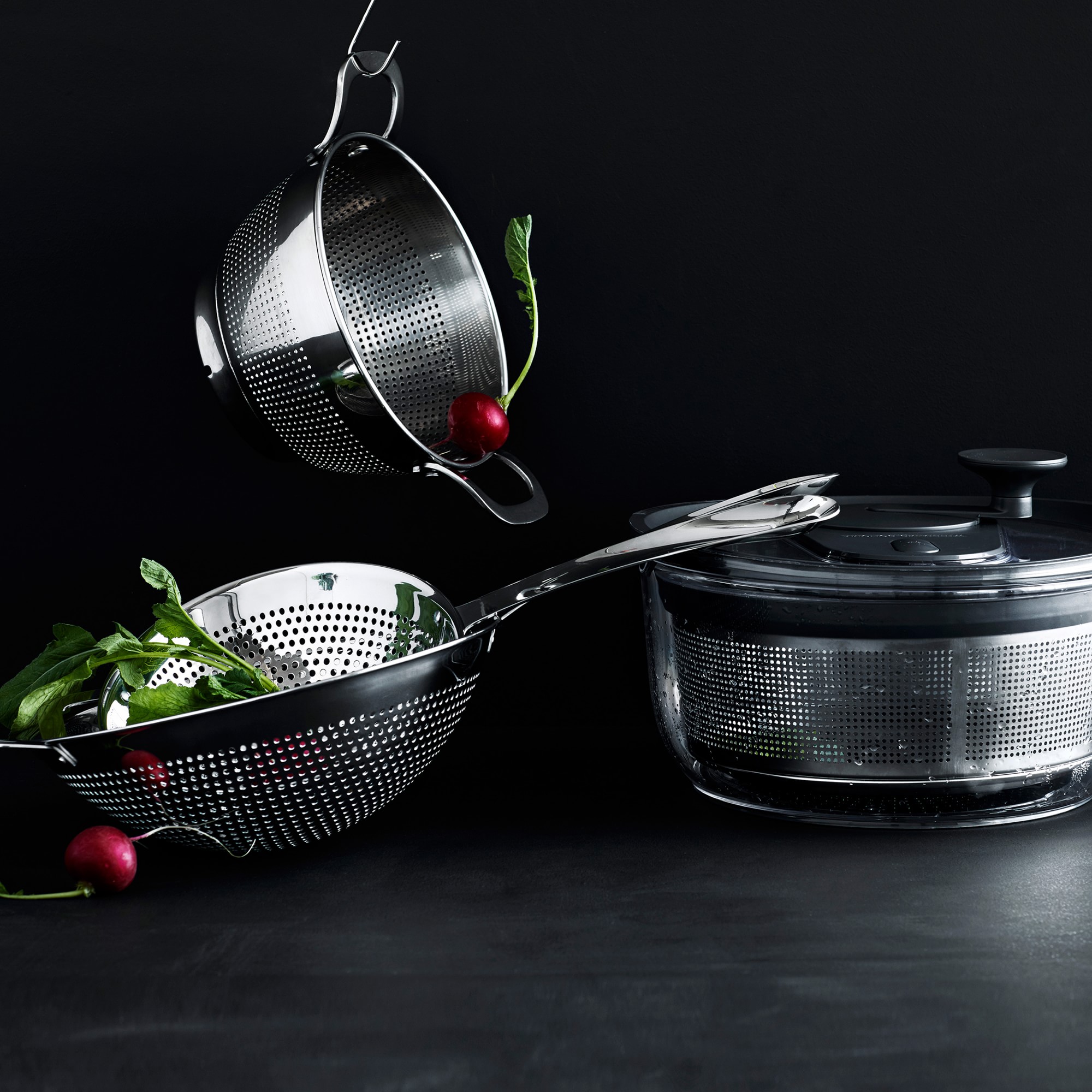 Williams Sonoma Stainless-Steel Colanders